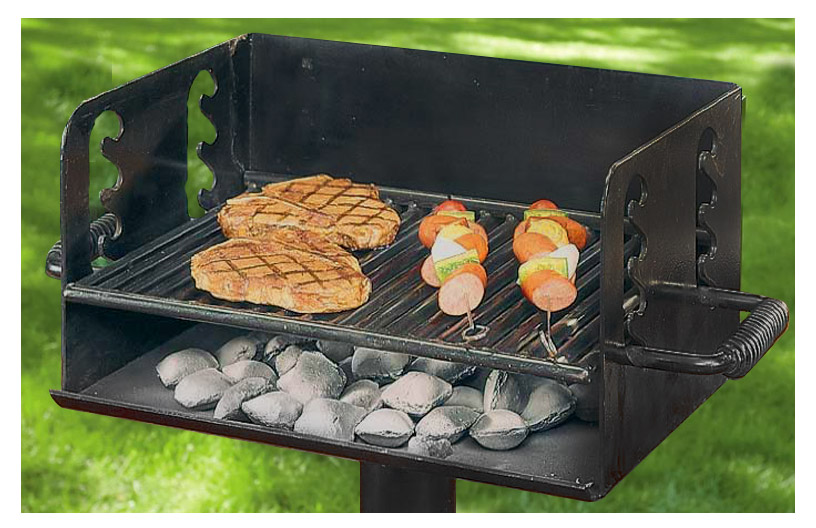 Step 5 curing your new commercial park grill